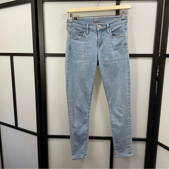 [25] Citizens of Humanity Avedon Ankle Ultra Skinny Light Wash Denim Jean Women - Picture 3 of 15